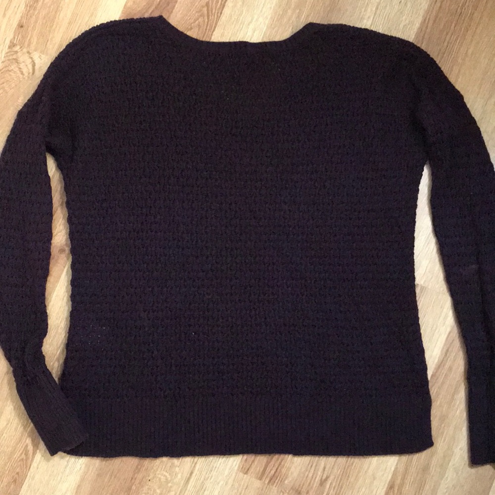 American Eagle Outfitters purple knit sweater - Picture 5 of 7
